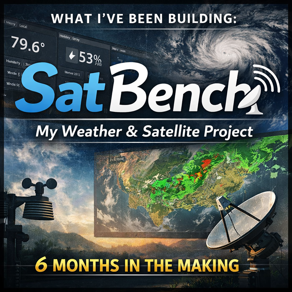 What I’ve Been Building Lately: SatBench, My Weather and Satellite Side Project